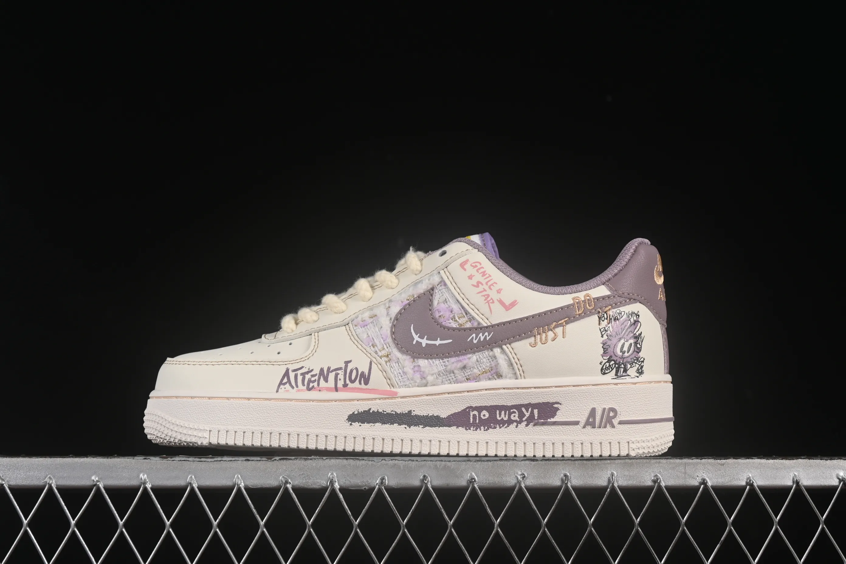 All categories Nk Air Force 1 Air Force series Nk Air Force 1 Low Air Force low-top Nike Air Force 1'07 Low "Purple Rabbit Baby" Xiaoxiangfeng series Purple Rabbit Baby Air Force 1 low-top casual sneakers FJ7740-910